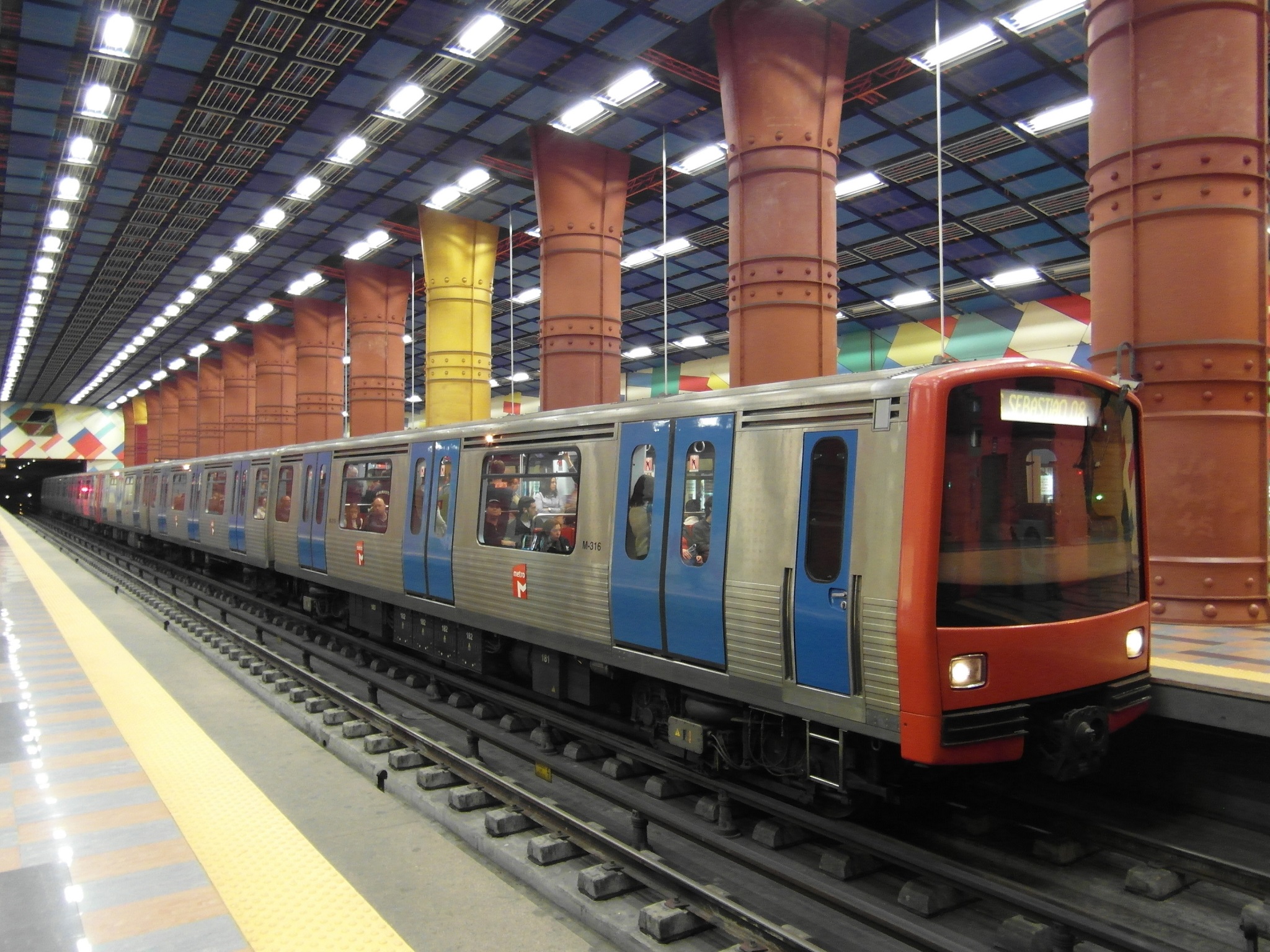 Lisbon Subway Train
